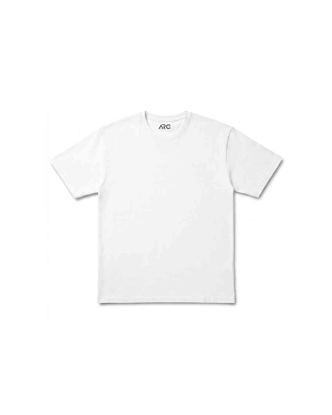 White Regular Fit Tee